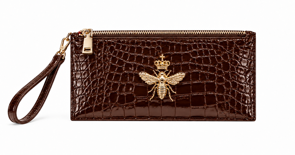 Brown Wristlet